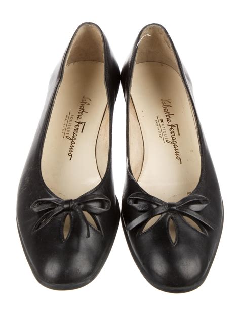 ferragamo black flats.